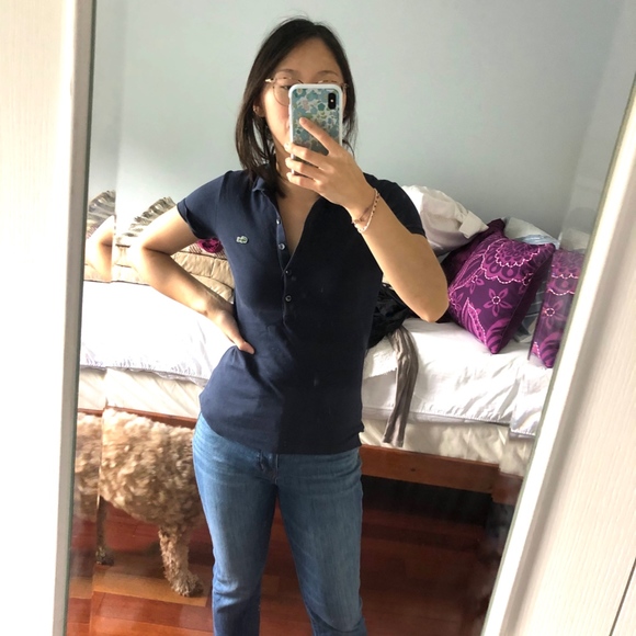 Lacoste Fitted Polo (Size 32 or XS) - Picture 2 of 2